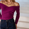 HIRA blouse mauve HIRA blouse mauve