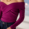HIRA blouse mauve HIRA blouse mauve