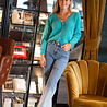 SASSARI gilet turquoise SASSARI gilet turquoise
