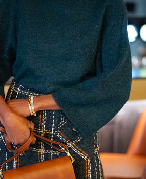 LIVIA pull vert bouteille