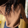 LOAS pull taupe foncé LOAS pull taupe foncé