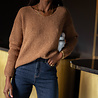 LOAS pull taupe foncé LOAS pull taupe foncé