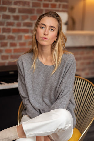 ANNA pull gris foncé ANNA pull gris foncé