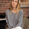 ANNA pull gris foncé ANNA pull gris foncé