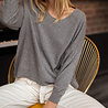 ANNA pull gris foncé ANNA pull gris foncé