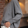 ANNA pull gris foncé ANNA pull gris foncé
