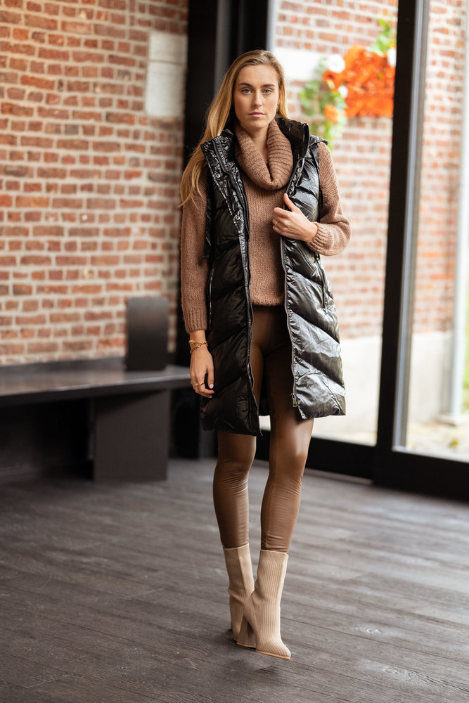 INNA doudoune noire sans manches