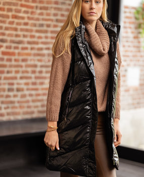 INNA doudoune noire sans manches