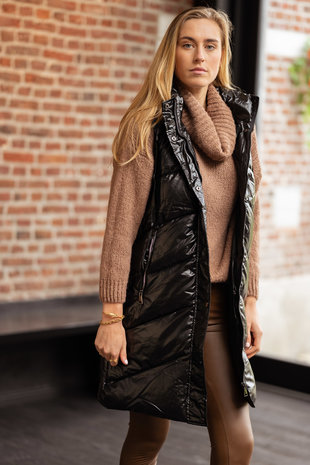 INNA doudoune noire sans manches