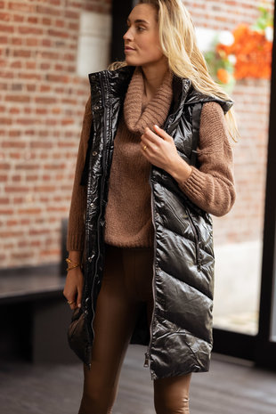 INNA doudoune noire sans manches