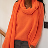 MEGHAN écharpe orange MEGHAN écharpe orange
