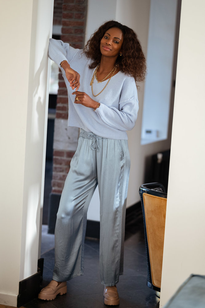ROXANNE pantalon bleu ciel