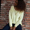 LOAS pull jaune clair LOAS pull jaune clair