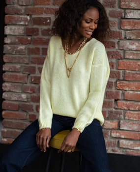 LOAS pull jaune clair LOAS pull jaune clair