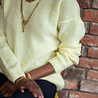 LOAS pull jaune clair LOAS pull jaune clair