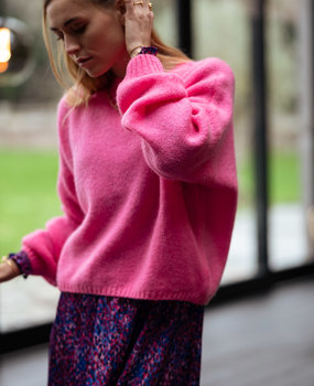 GALENA pull rose bébé