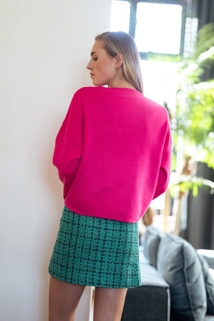 SATURDAY pull fuchsia