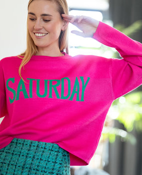 SATURDAY pull fuchsia