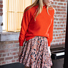 LAURETTA pull orange rouge LAURETTA pull orange rouge