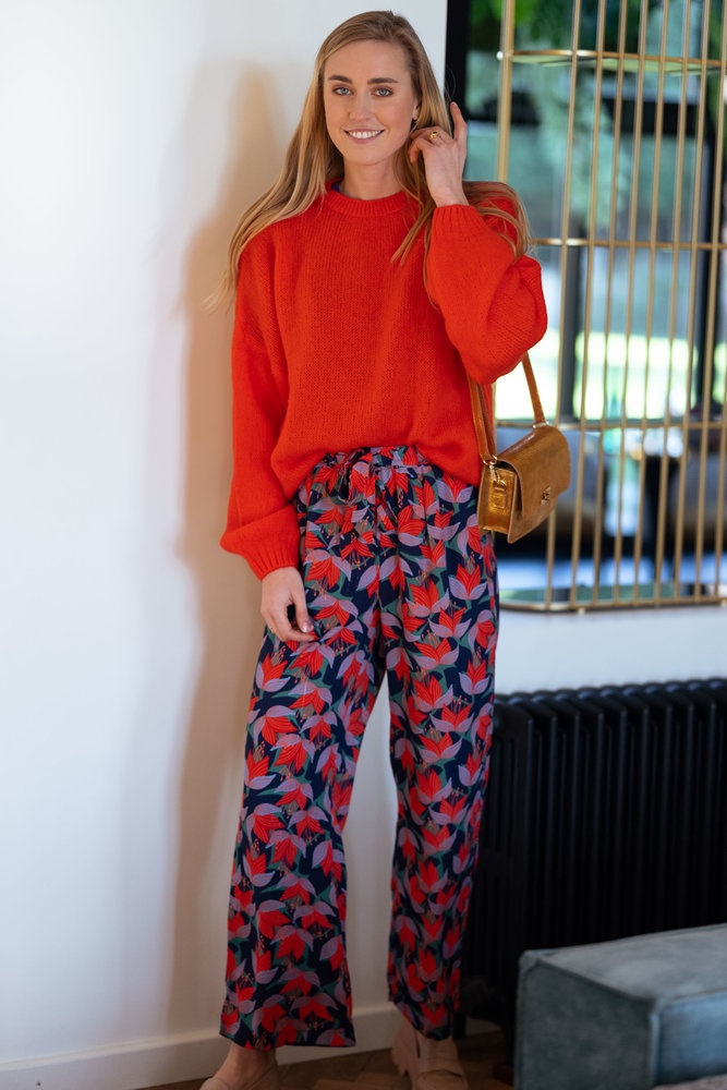 GALENA pull orange rouge GALENA pull orange rouge