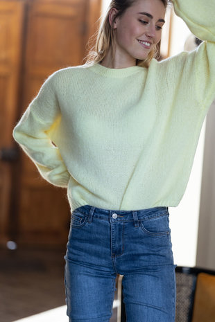 GALENA pull jaune clair GALENA pull jaune clair