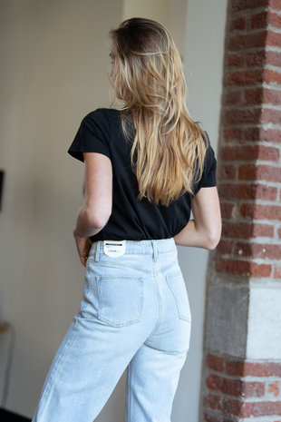 ATHEA t-shirt noir et or ATHEA t-shirt noir et or