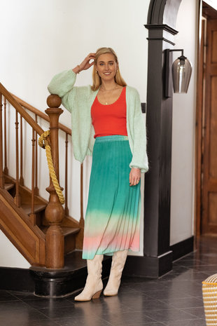 MALIKA gilet vert d'eau MALIKA gilet vert d'eau