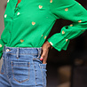NAIA chemise verte à coeur doré NAIA chemise verte à coeur doré