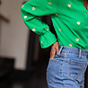 NAIA chemise verte à coeur doré NAIA chemise verte à coeur doré