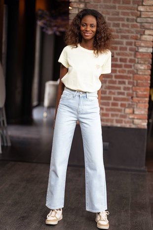 ATHEA t-shirt jaune et or ATHEA t-shirt jaune et or