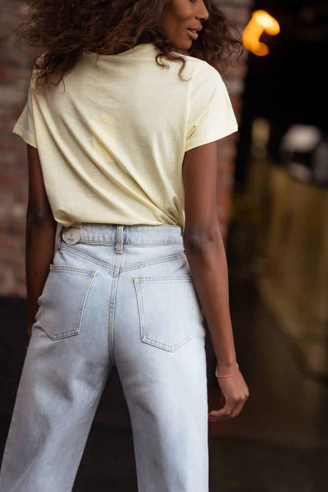 ATHEA t-shirt jaune et or ATHEA t-shirt jaune et or