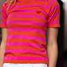 INAYA t-shirt orange et fuchsia INAYA t-shirt orange et fuchsia