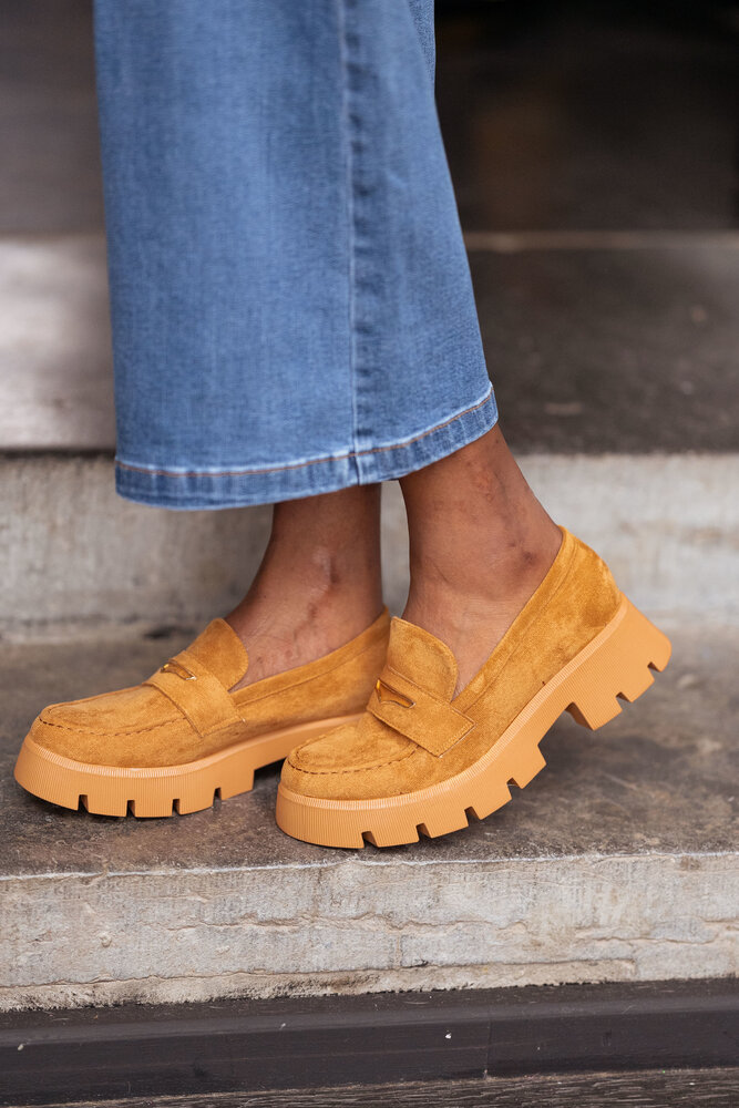 ANDRE chaussures camel