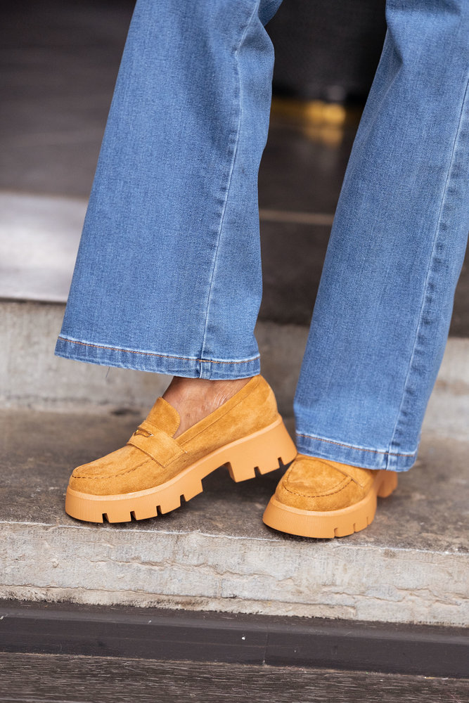 ANDRE chaussures camel