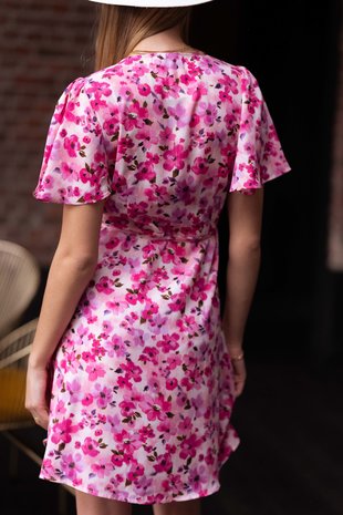 ROSELYNE robe fuchsia ROSELYNE robe fuchsia