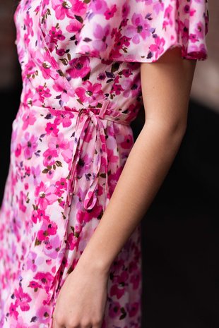 ROSELYNE robe fuchsia ROSELYNE robe fuchsia