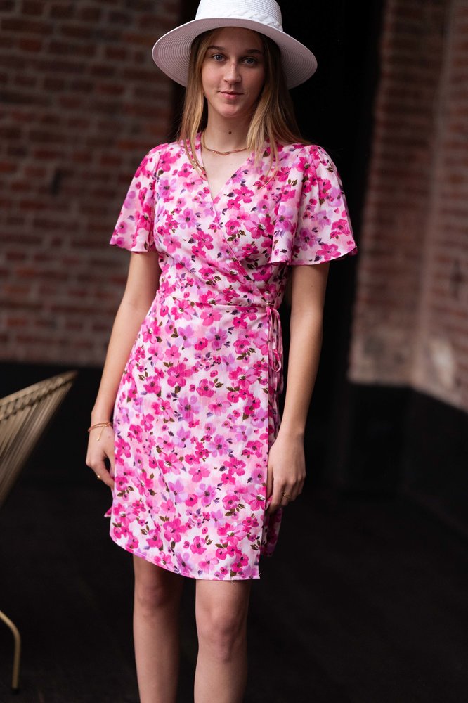 ROSELYNE robe fuchsia ROSELYNE robe fuchsia