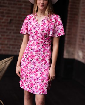 ROSELYNE robe fuchsia ROSELYNE robe fuchsia