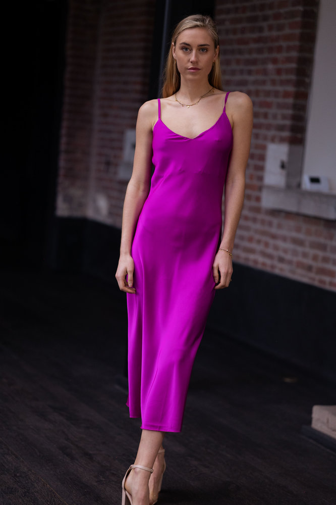 MELLANI robe mauve MELLANI robe mauve