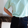 KAYLA t-shirt turquoise pastel KAYLA t-shirt turquoise pastel
