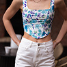 EIGHT PARIS LILIE BLUE top bleu EIGHT PARIS LILIE BLUE top bleu