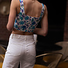 EIGHT PARIS LILIE BLUE top bleu EIGHT PARIS LILIE BLUE top bleu