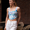 EIGHT PARIS LILIE BLUE top bleu EIGHT PARIS LILIE BLUE top bleu