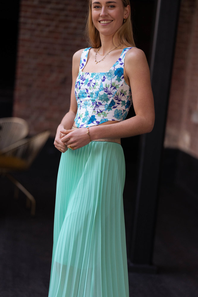 SAORI jupe vert d'eau SAORI jupe vert d'eau