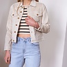 SOLEA veste en velours beige SOLEA veste en velours beige