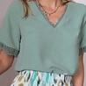 GENEVIEVE blouse verte