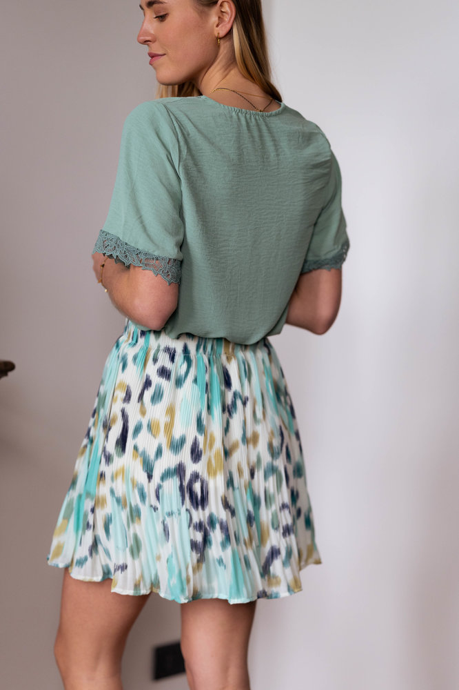 GENEVIEVE blouse verte