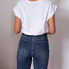 ATHANA t-shirt blanc et mauve ATHANA t-shirt blanc et mauve