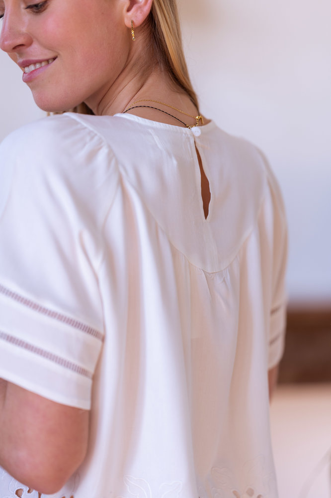 POMMELINE blouse blanc POMMELINE blouse blanc
