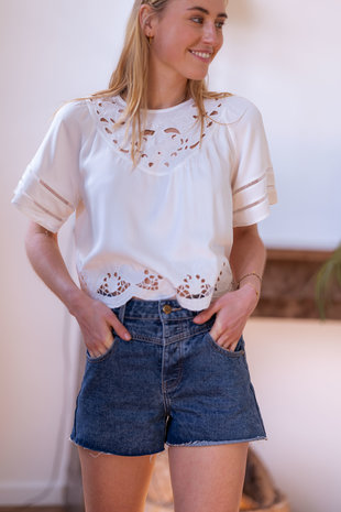 POMMELINE blouse blanc POMMELINE blouse blanc